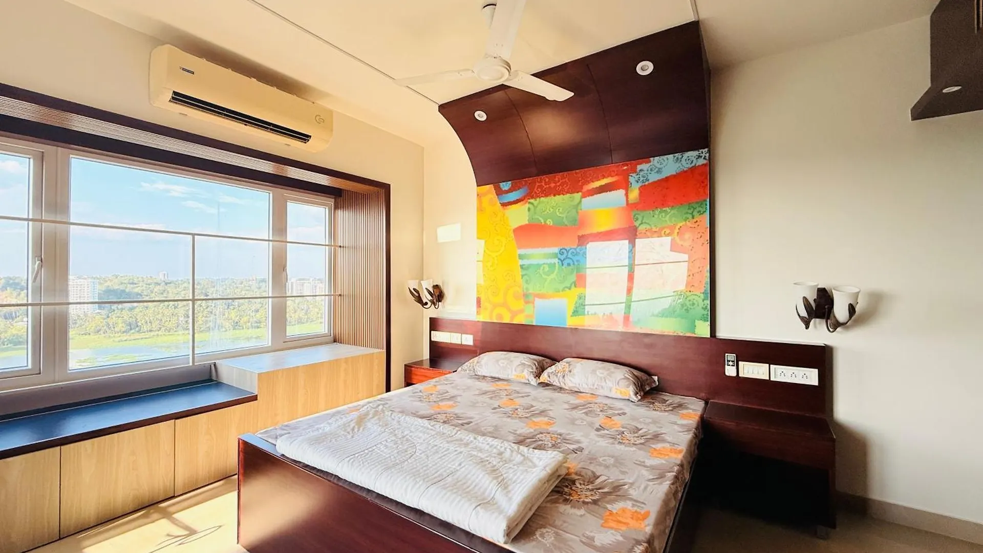 Lake View Castle Thiruvananthapuram Apartmán